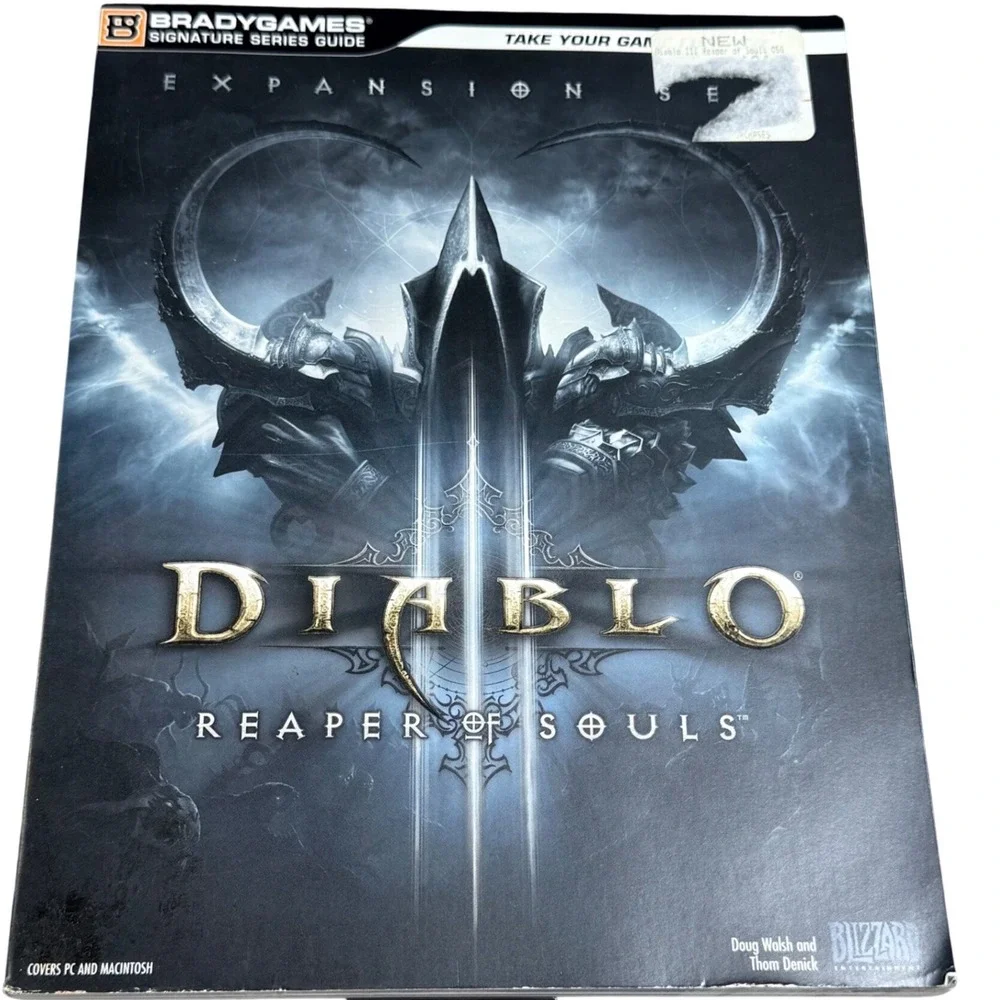 BradyGames Diablo III Reaper‎ of Souls Signature Series Strategy Guide PC Mac